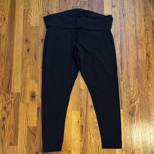 VS PINK black fold over pants